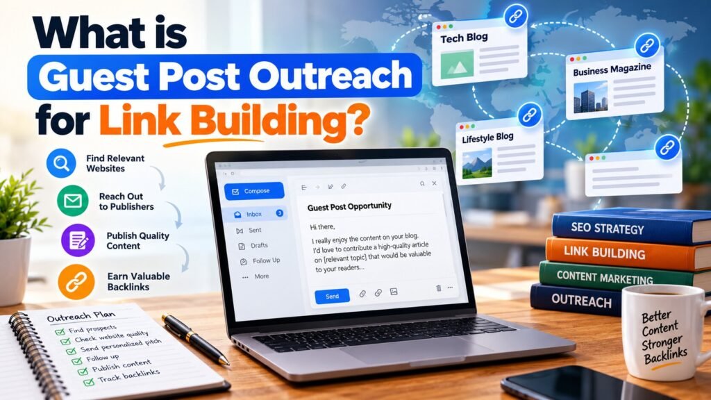 Guest post outreach service for link building